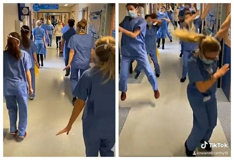  TikTok() (baghdadgovermente) " (24) . . Nurse tiktok dance